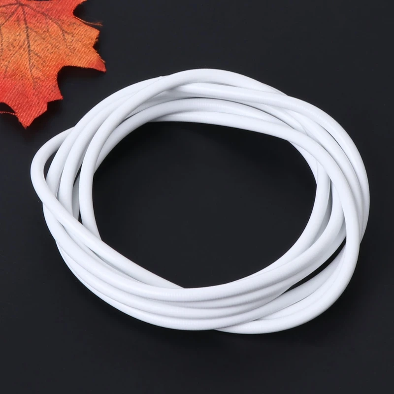 Net Hang 2m Curtain Wire Window Cord Cable String Set With 5 Fish Eyes 5 Hooks DXAF