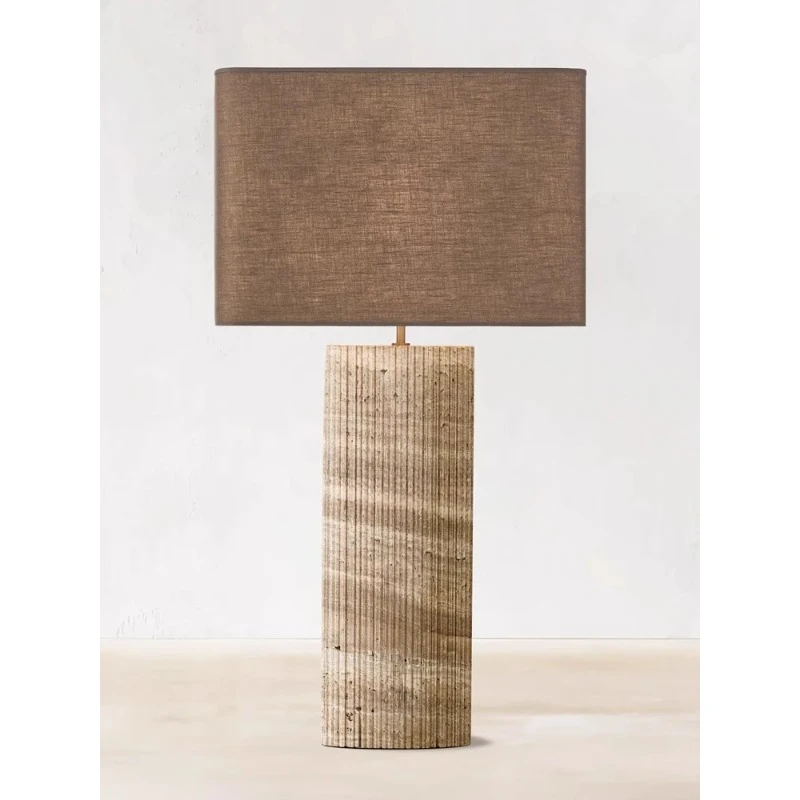 Table lamp modern minimalist stone bedroom bedside lamp decorative lamp