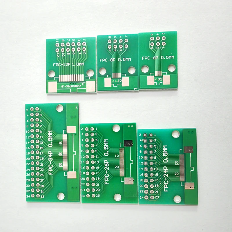 FPC/FFC Flexibles Flachbandkabel-Adapterboard 0,5MM/1,0MM/Abstand bis zu 2,54mm 6P/8P/10P/12P/20P/24P/26P/30P/34P/40P/50P/60P/80P – Detail 5