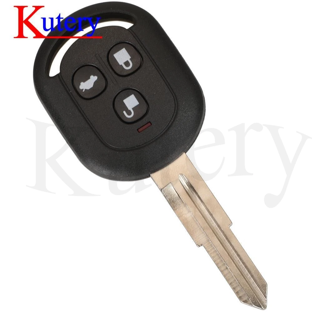 jingyuqin 3BTN For Chevrolet Lacetti 2003 - 2012 Daewoo Nubira ( 2008 - 2010 ) Remote Car Key Shell  Uncut DWO4R Blade Replace