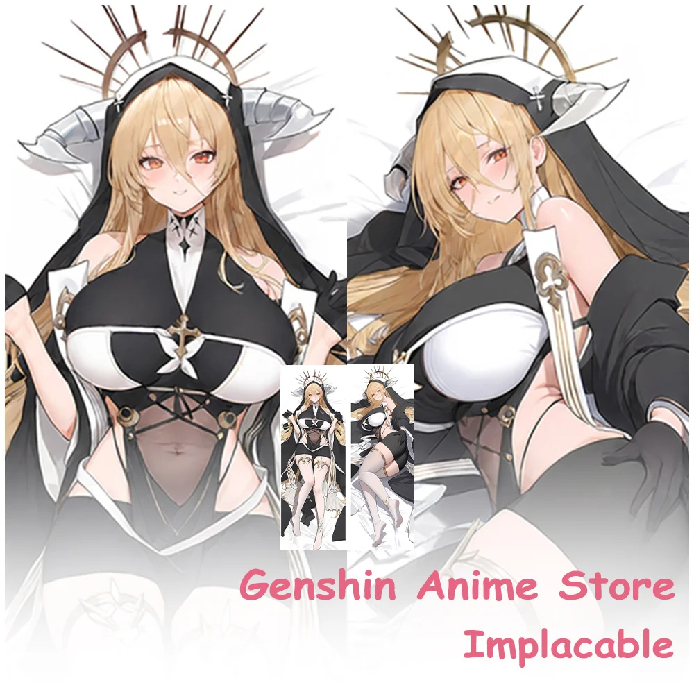 

Мультфильм Azur Lane, несмываемый чехол для всего тела Dakimakura, реквизит для косплея, аниме, двухсторонняя подушка с принтом отаку, чехлы для подушек