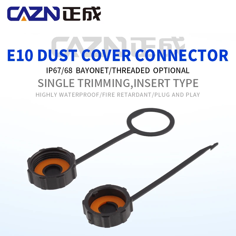 

E10 Пылезащитный чехол Водонепроницаемый соединитель Резьбовой байонет с круглым отверстием Защелка типа Пылезащитный чехол