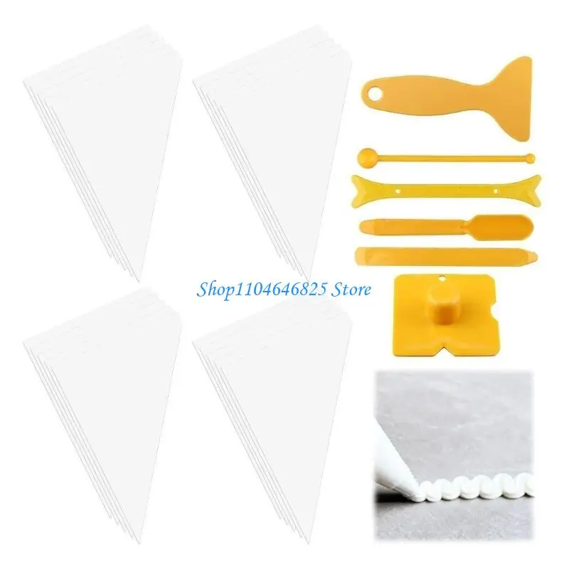 معدات أكياس الجص ذات طرف الثقب 26 قطعة لتطبيقات الطوب والبلاط السلس #5