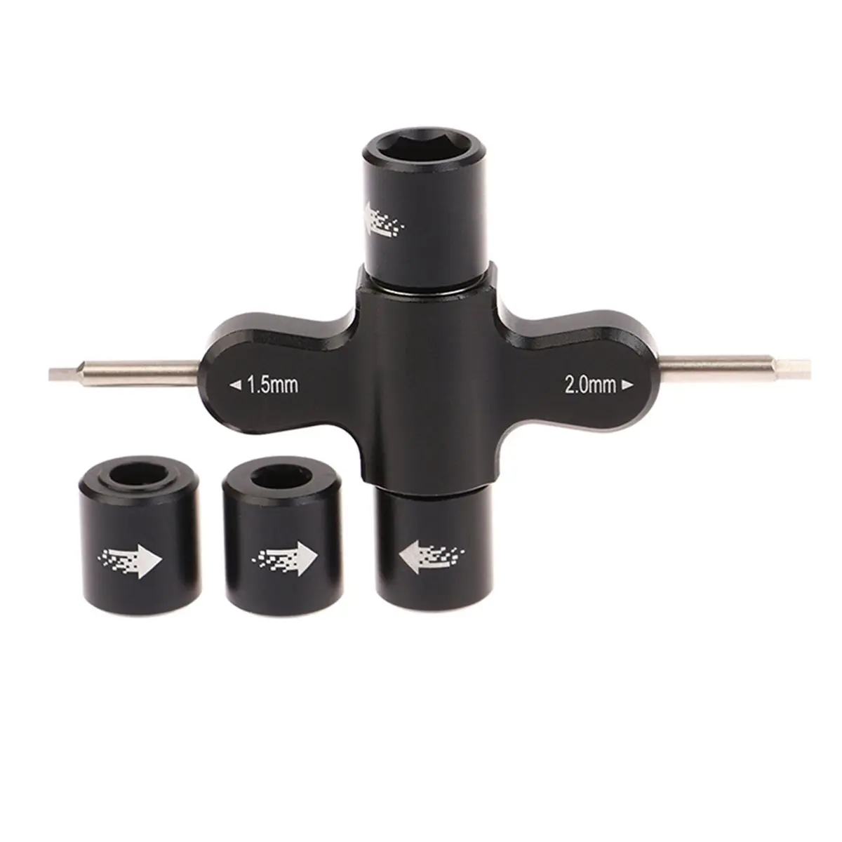 (AD11] M3 M5 Ratchet Wrench Nut Hexagon Screwdriver 1.5mm 2.0mm Quick Release Propeller Motor Prop Tool