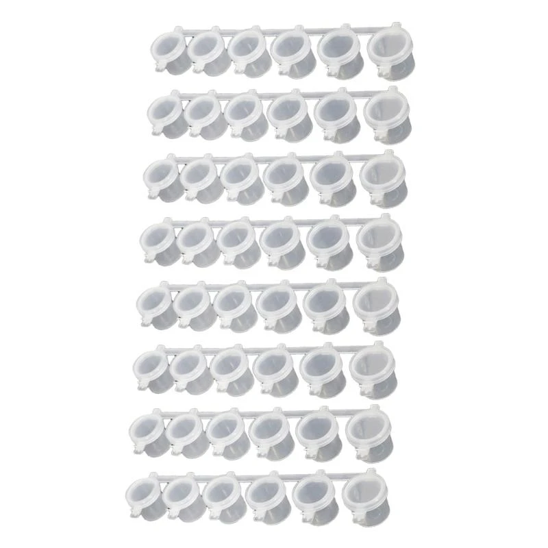Empty Paint Strips Paint Case with Lid Small Paint Container Strips for Artist K92C