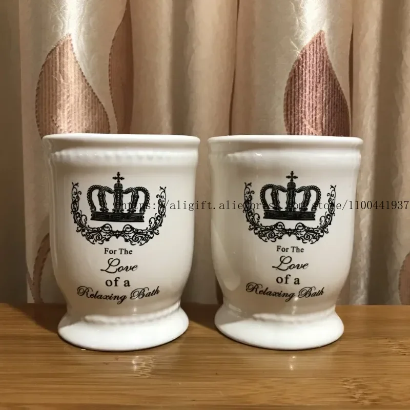 Luxurious European Ceramic Bathroom Accessories Set Stylish 4-Piece Wash Set with Smooth Surface and Elegant Glaze