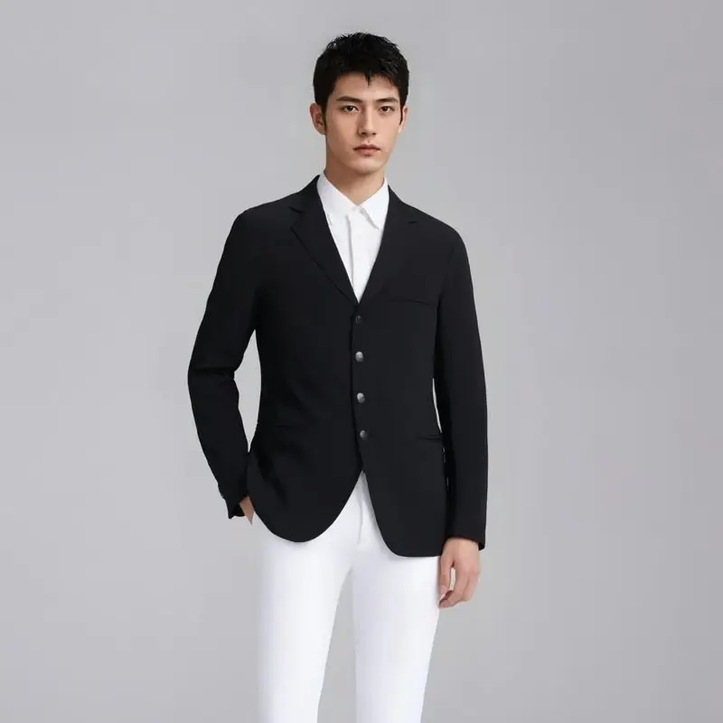 Equestrian Competition Knight Uniform Men's Four Seasons Universal Equestrian Riding Uniform Hw85008