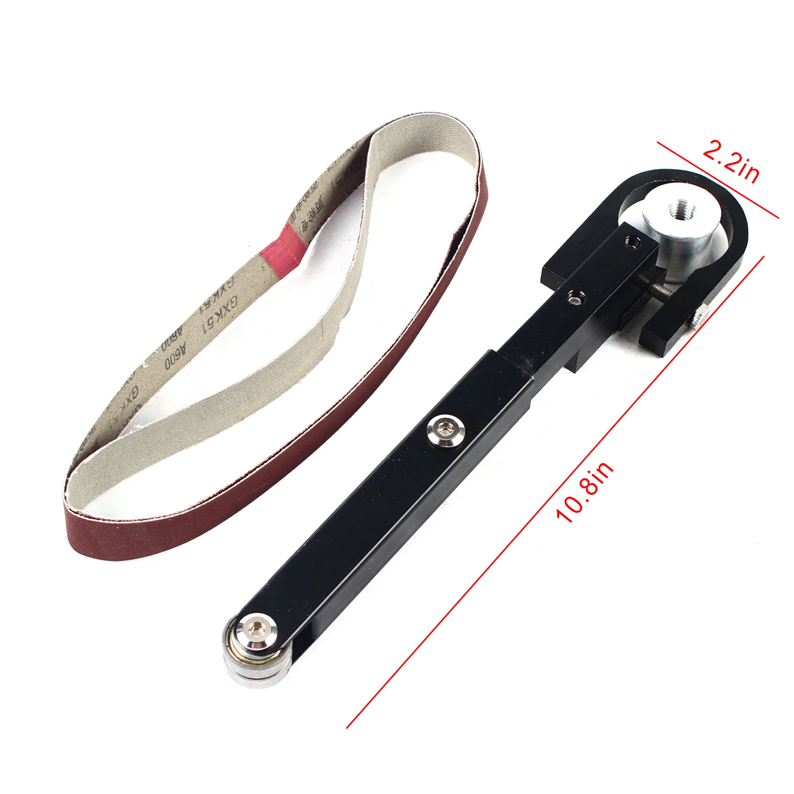 Ponceuse à courroie pour ponceuse d'angle, accessoire de ponçage en métal et bois, support de Machine + courroie