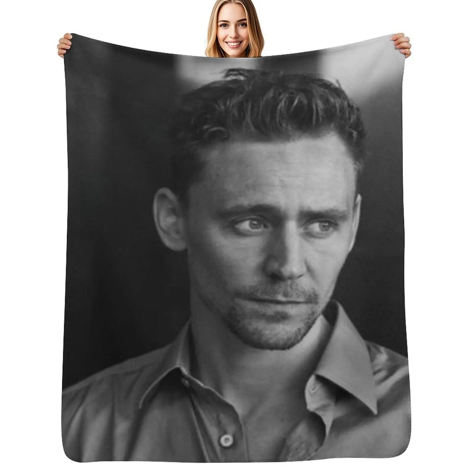 

Tom Hiddleston Throw Blanket warm for winter For Baby Furry christmas gifts Blankets