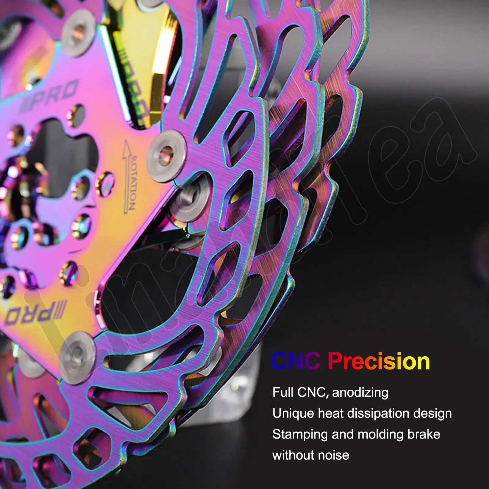 IIIPRO Hydarulic Disc Brake Rotors Colorful Floating Brake Disc 140/160/180/203mm MTB Disc Brake Rotor Road Mountain Bike Parts