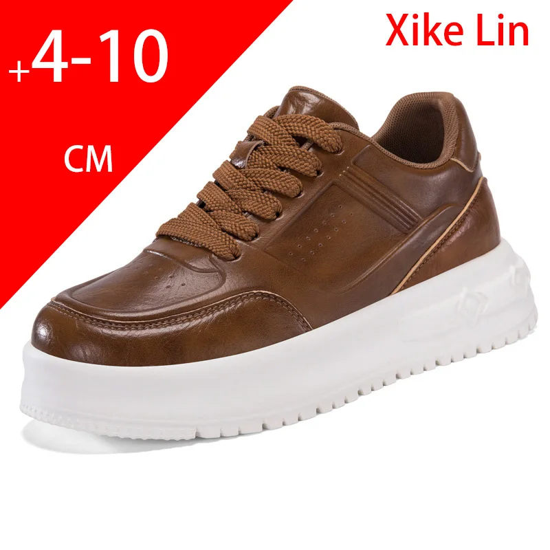 Best selling Thick soled Breathable Mens height increasing shoes Increase by 4/6/8/10 centimeters Mens heightening shoes