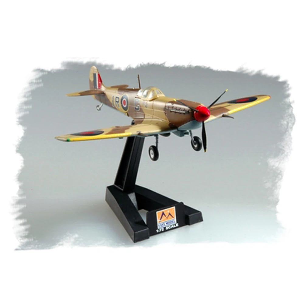 Easymodel 37217 1/72 Spitfire Fighter RAF 224 Commander 1943 Assembled Finished Military Static Plastic Model Collection or Gift