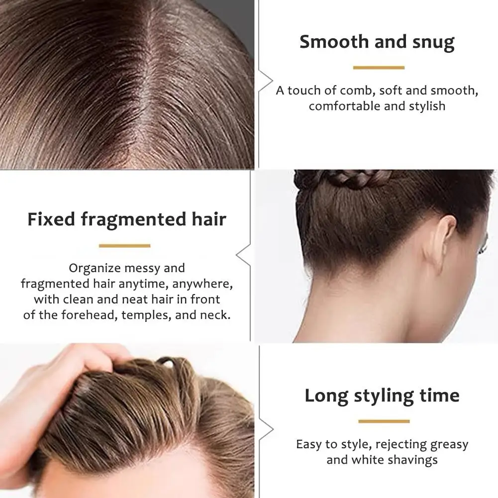 Broken Hair Artifact Styling Hair Wax Stick For Wig Non-Greasy Fixed Fluffy Smooth Loose Hair Cream Gel Women Men Kids Tools