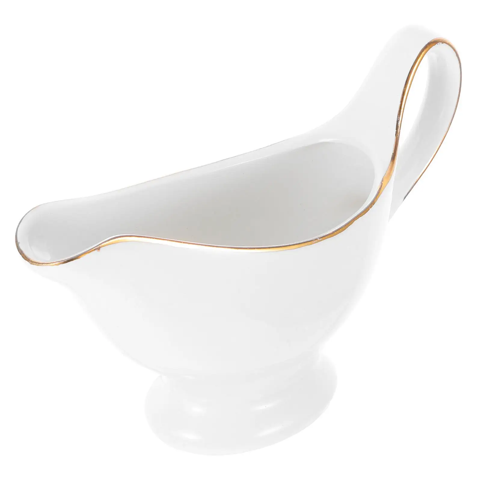 الذهب حافة المرق قارب السيراميك صلصة إبريق لوازم المطبخ المنزل الصحن التوابل الحاويات الطعام بار اكسسوارات الخزف