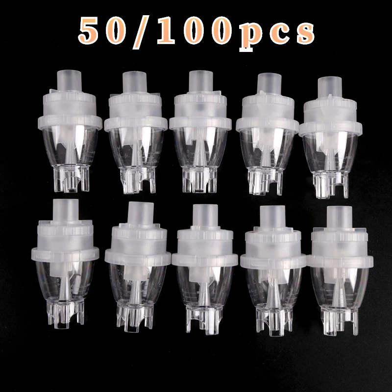 50/100pcs 6ML Home Compressor Nebulize Children Adult Atomizer Tank Cup Sprayer  PP Material  Medicine Health Care Accessary