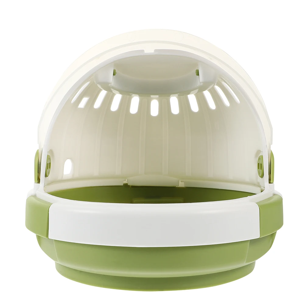 

Portable Hamster Cage Small Pet Carrying Case Transparent ABS H Style Cages Travel Box for Hamsters Rats Guinea Pigs Outdoor