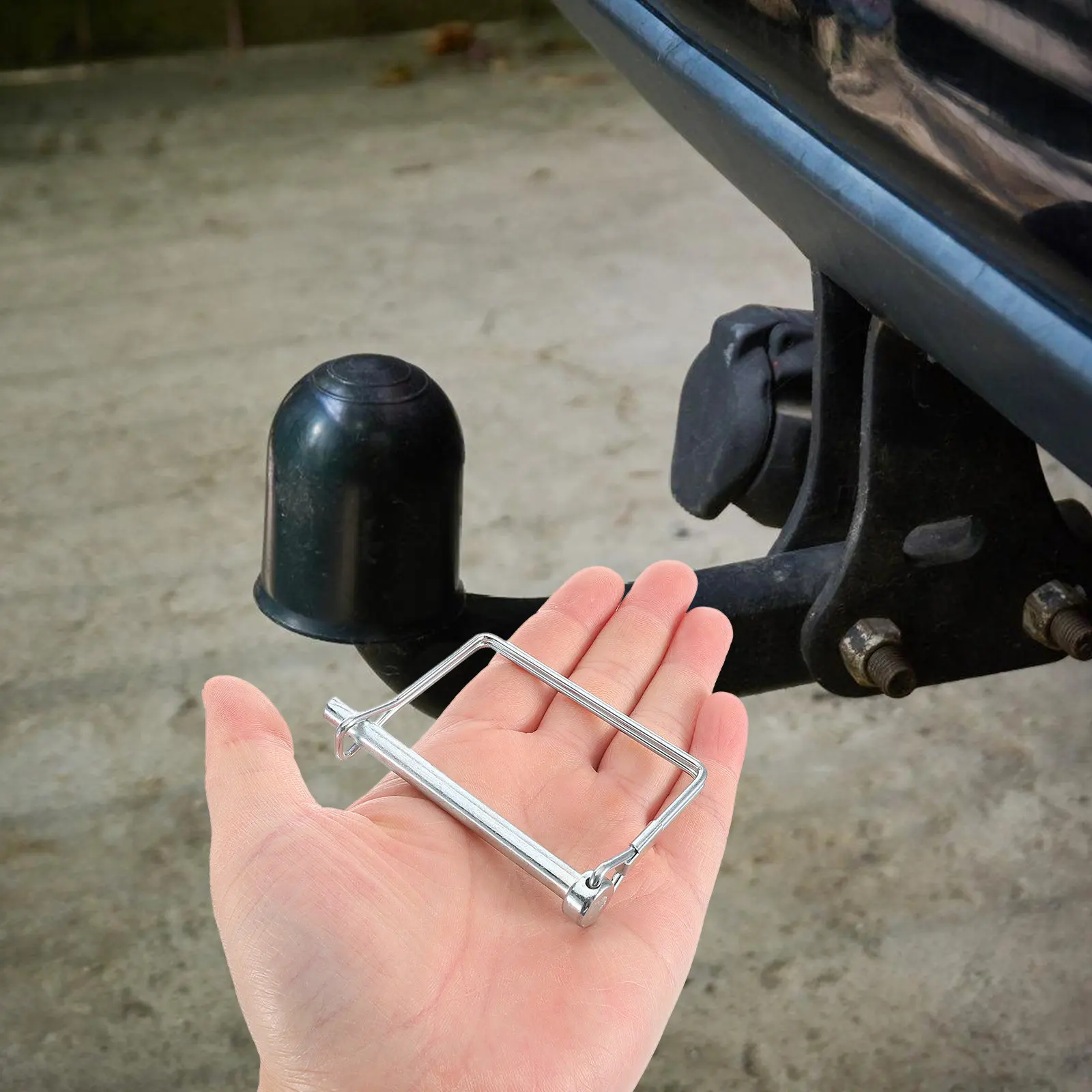 

Усиленный запирающийся быстросъемный штифт для прицепного устройства, предохранительный фиксатор для прицепов и газонных тракторов, надежная блокировка