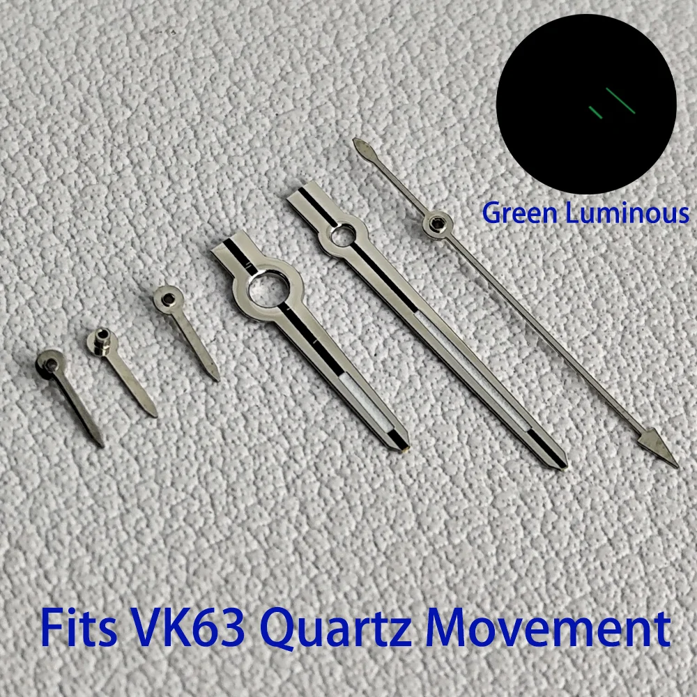 

VK63 Hands Accessories needles Fits VK63 Quartz Movement Watch Accessories Watch Parts For Wristwatches