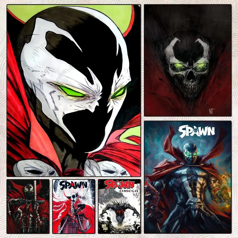 Spawn Comic Painting Calligraphy Stylish Wall Art Poster, Bedroom Living Room Home Decor Gift
