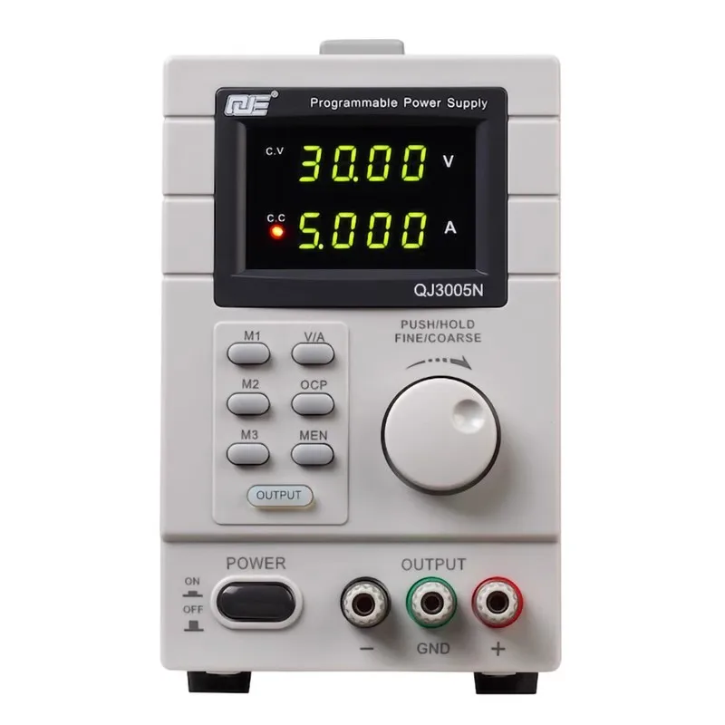 

QJE QJ3005N Adjustable Digital Linear Programmable DC Power Supply DC POWER SUPPLY Single phase 0-30V/5A 10mV 1mA