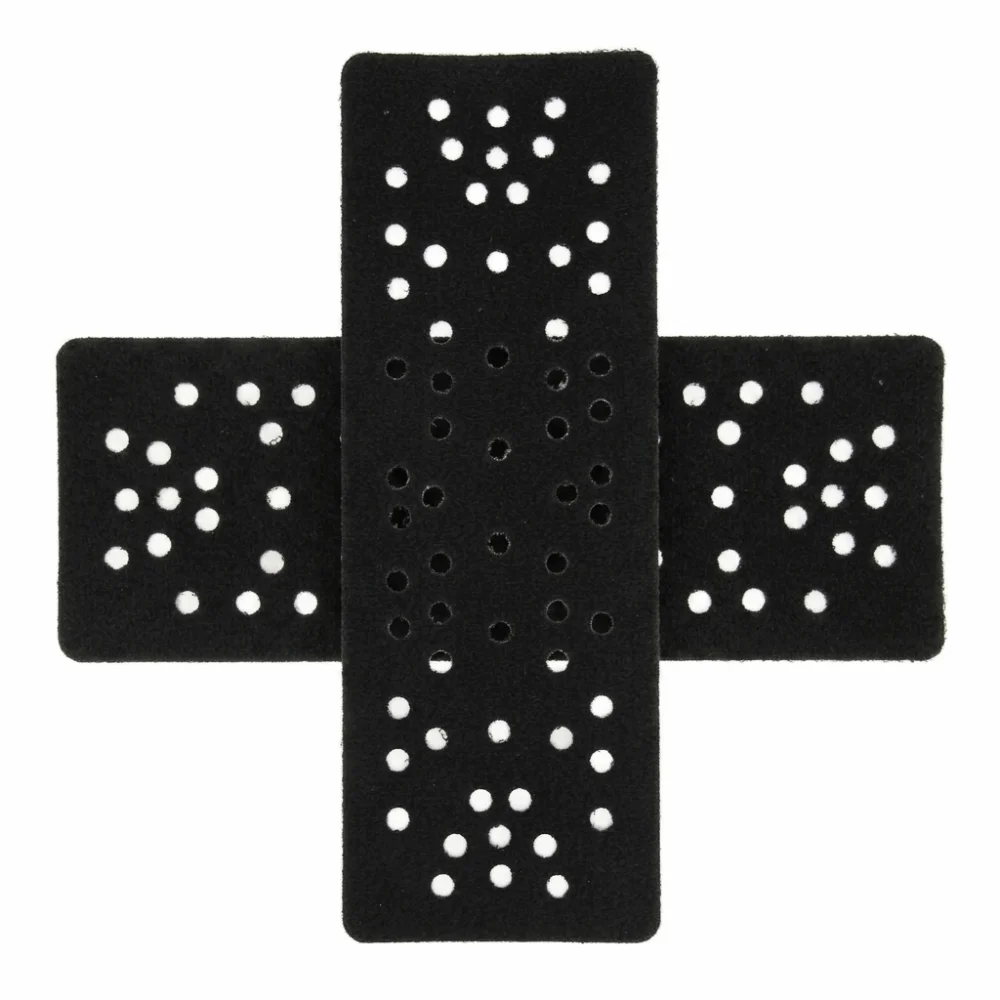 2PCS 70x198mm Size Sanding Protective Pad Self-Suction Design Adhesive Backing Hook And Loop Sponge Hook And Loop Fastener