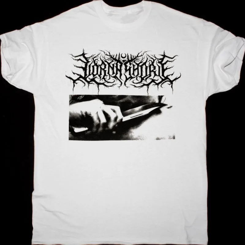 NEW Lorna Shore Band PAIN REMAINS Heavy Cotton White T Shirt S-5XL EN777