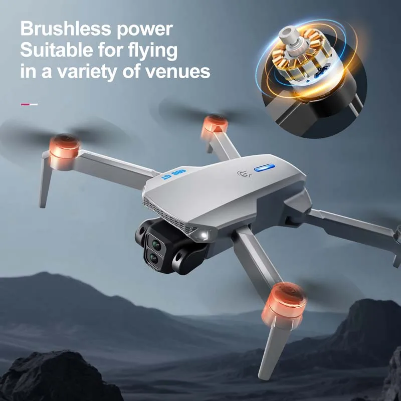 新しい E88GT ドローンエア 8K 大画面制御デュアルカメラ UAV ブラシレスモーターオプティカルフローポジショニングリモコン航空機