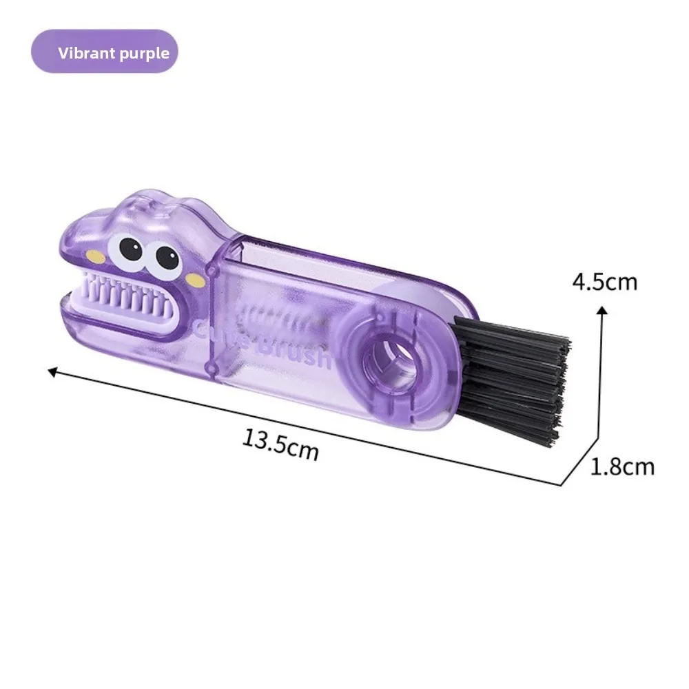 Creative 3in1 3 In 1 Cup Lid Cleaning Brush Cleaning Multi-Function Crevice Cleaning Brush Crocodile Tight Spaces Cleaner