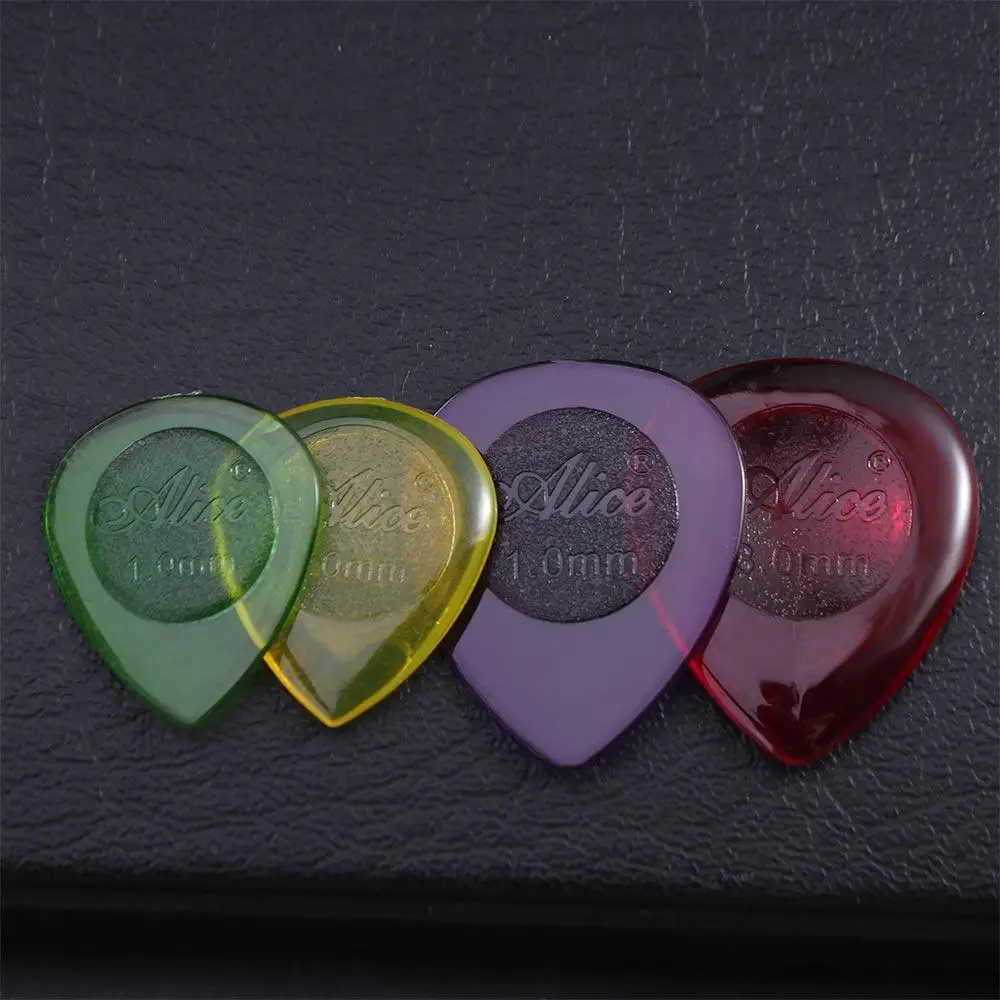 10pcs Random Color Guitar Picks Celluloid Plectrums Acoustic Guitar Picks Mixed Thickness Droplet Shaped Guitar Pick Bass