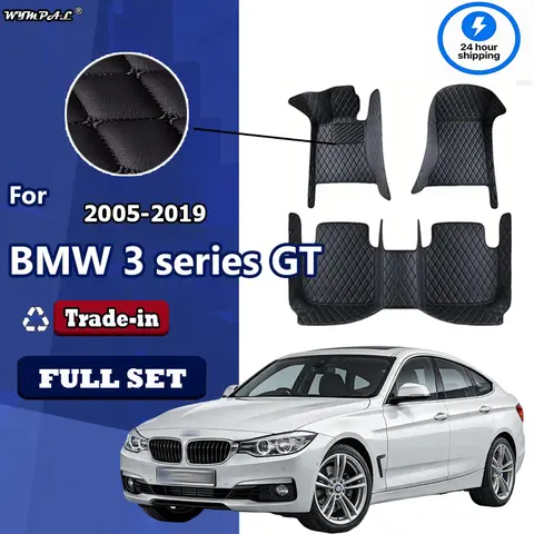 Car floor mats for BMW 3 series GT F34 320i 328i 335i 2005 2006 2007 2008 2009 2010 2011 2012 2013 2014-2019 Car Accessories