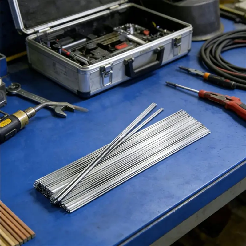 ABJO-Aluminum Brazing Rods, 100PCS Low Melt Aluminum, Aluminum Repair Rods For All Position Welding, Aluminum Soldering Wire