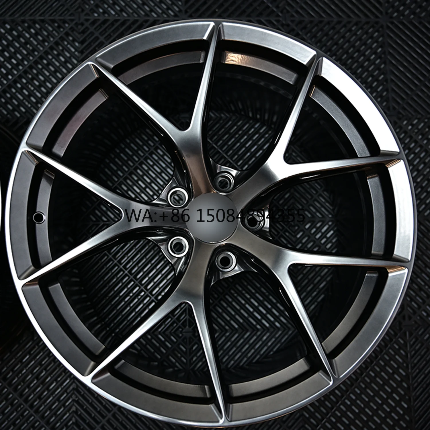 

Matte Black 18-22 Inch 6061-T6 Forged Aluminum Wheels, Lightweight 5x112 5x120 Rims for Luxury Performance Car Upgrades