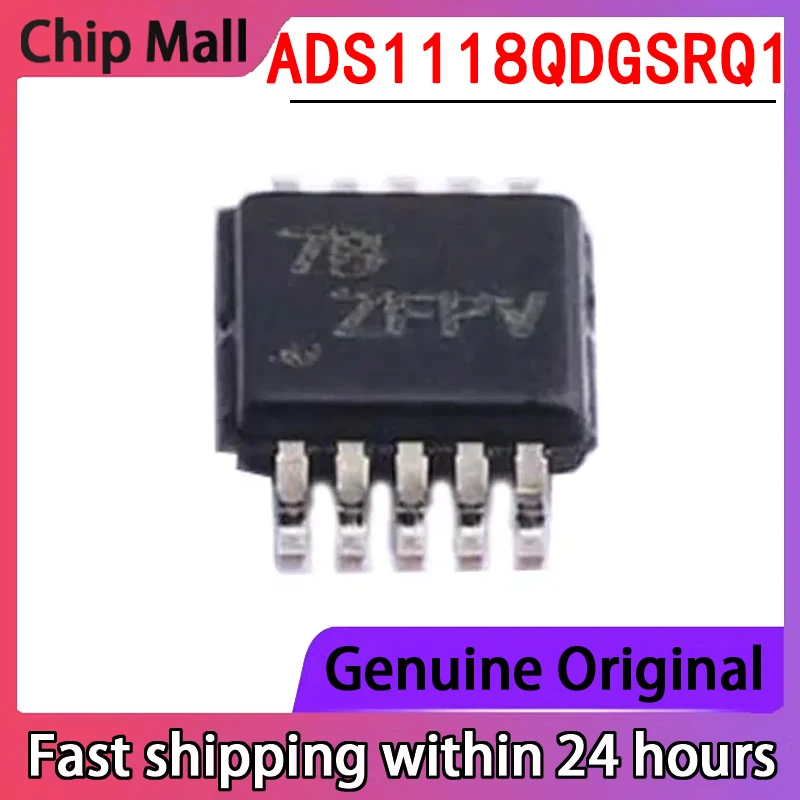 

1PCS Brand New ADS1118QDGSRQ1 Packaged MSOP-10 Analog-to-digital Conversion Chip 16 Bit ADC Original Stock