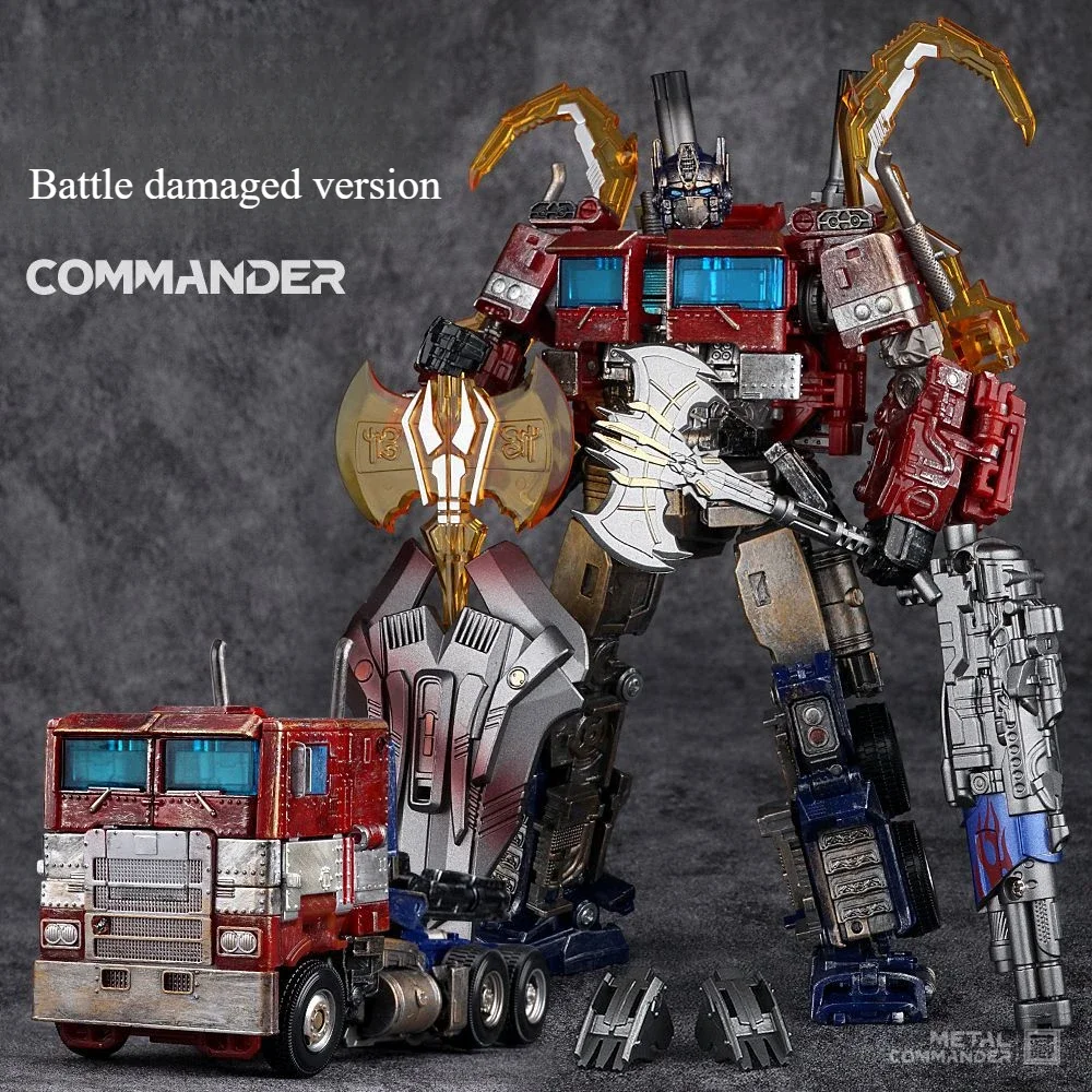 In Stock Transforming Toys Battle Damaged Version OP Commander-in-Chief Alloy Car Robot Model Action Figures Collection Gifts