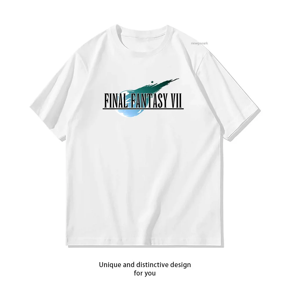 Final Fantasy VII Classic T Shirt Woman Man Casual Cotton Printed T Shirts Adult Streetwear Woman Clothing Breathable