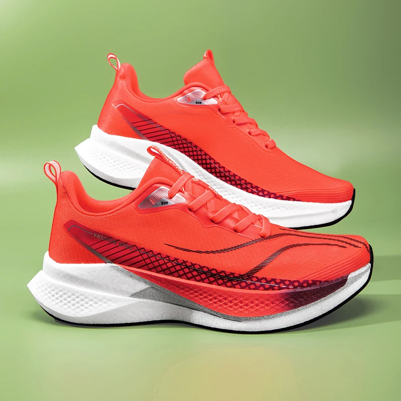 Men's Running Shoes, Breathable Mesh Surface, Tpr Non-Slip Sole, Suitable for Fitness, Track and Field, and Running, Lightweight Shoe Body, Comfortable to Wear, Versatile for Daily Casual Wear