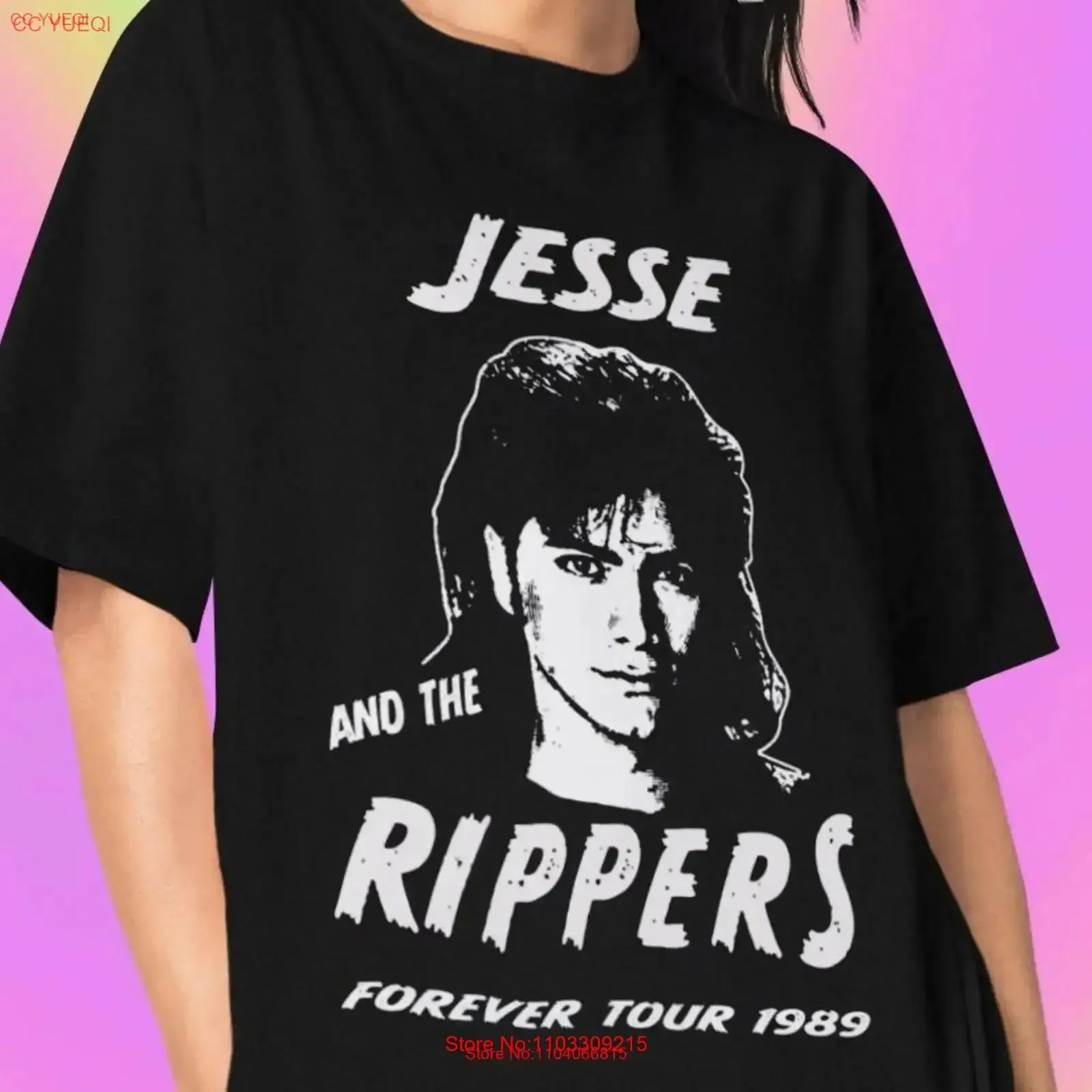 Jesse And The Rippers T-Shirt, ästhetisch, altmodisch, Band John Stamos, Fuller House, Onkel, Vintage, gewaschen, modisch, lässig, bequem, weich
