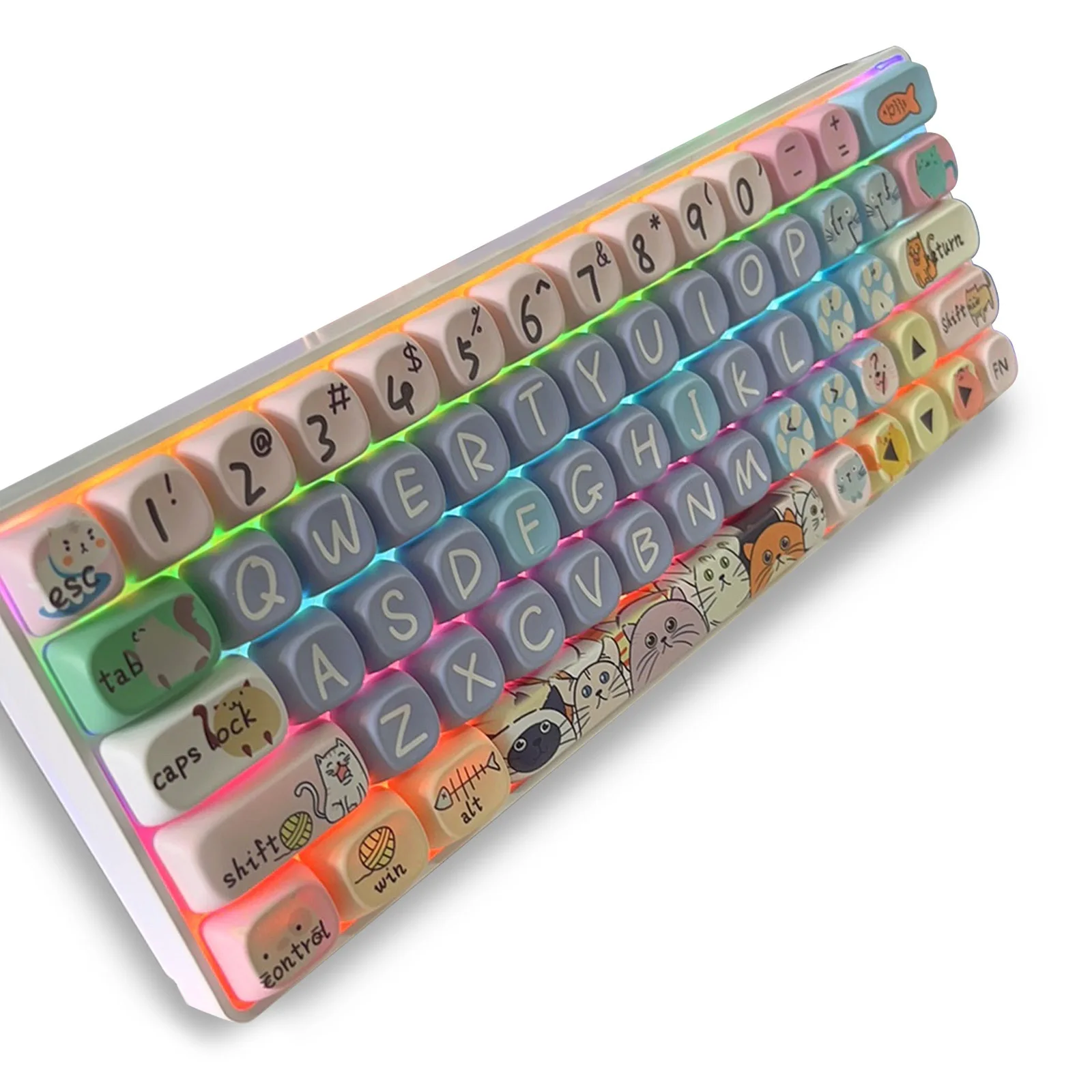 Рисунок 6 - 123 клавиши милый кот мультфильм