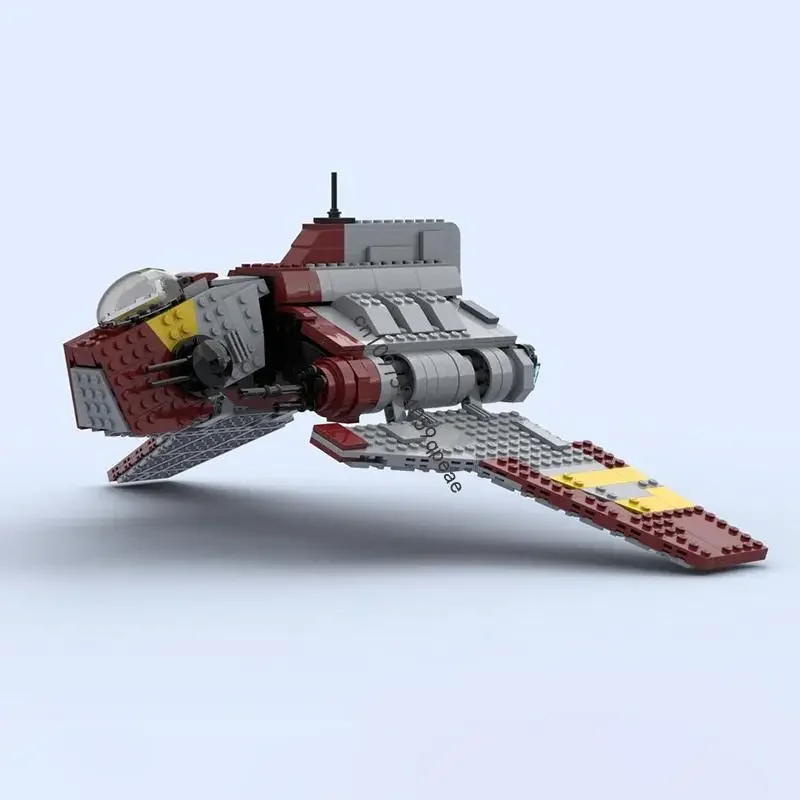 

New 748Pcs Famous Star Battle Movie Moc Nu Attack Shuttle Model Diy Creative Ideas Child Toys Birthday Gifts Custom Puzzles 8019