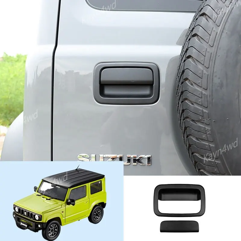 Off Road 4x4 Car Exterior Accessories Car Side And Rear Door Handle Cover For 2019+ SUZUKI Jimny JB64 JB74 Black Bison Editionst