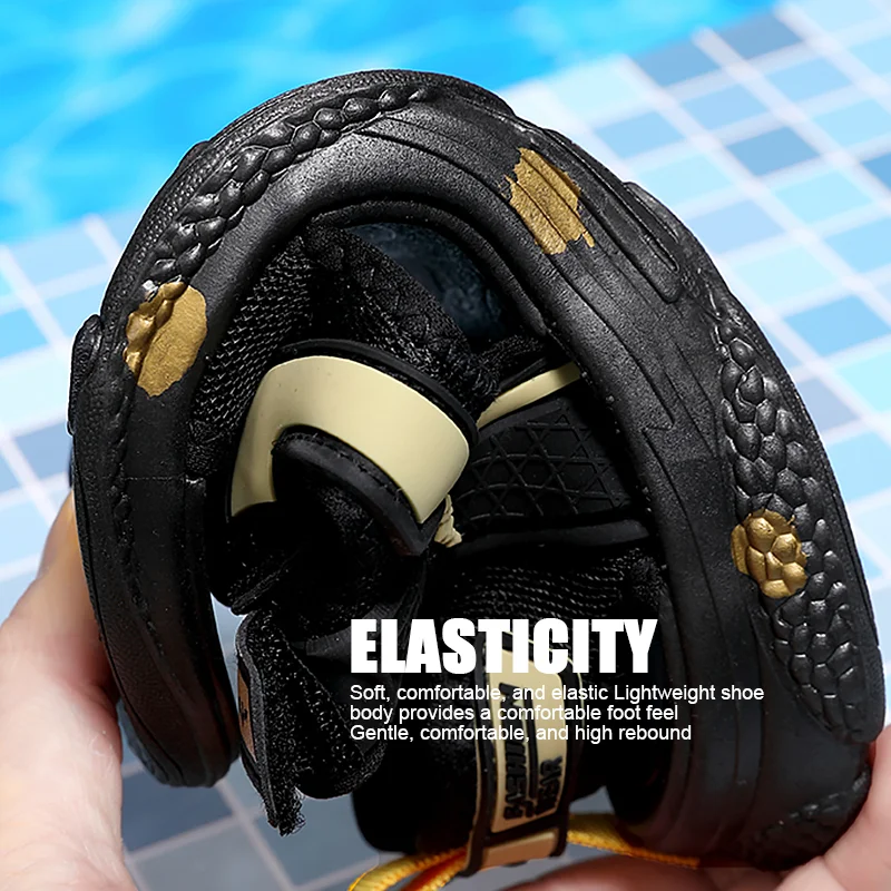 Летние детские кожаные сандалии для мальчиков, детская пляжная обувь на плоской подошве, спортивные мягкие нескользящие повседневные сандалии для малышей для девочек