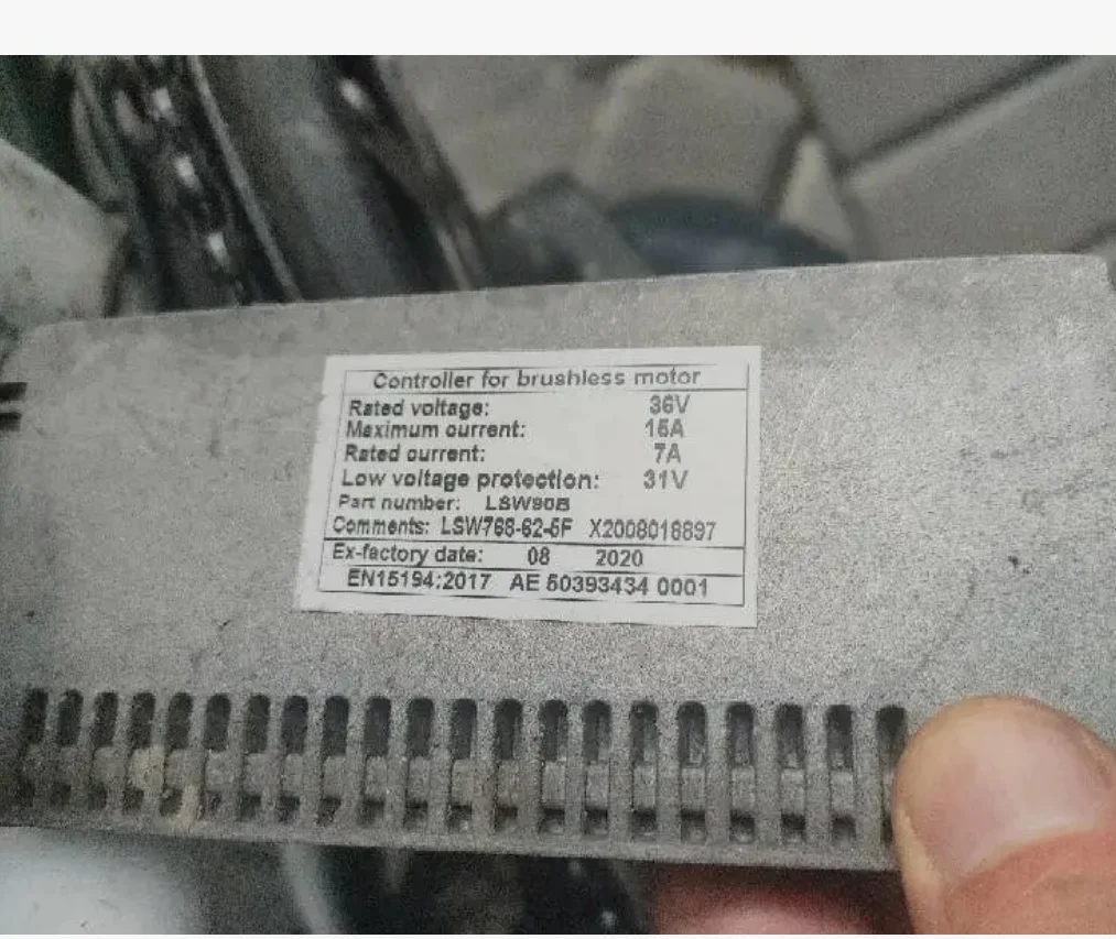 LSW768-62-6F 36V 15A Brushless Motor Controller Electric Bicycle  For RidStar Ebike Controller for Active Outdoor Sports