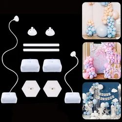 Balloon Arch Kit Free Bending Half Arch Frame Balloons Stand with Base Wedding Birthday Party Baby Shower Backdrop Decoration