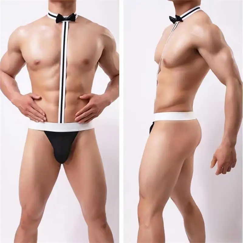 

Men's Sexy Mankini Costume Suspender Swimsuit Swimwear Thong Underwear