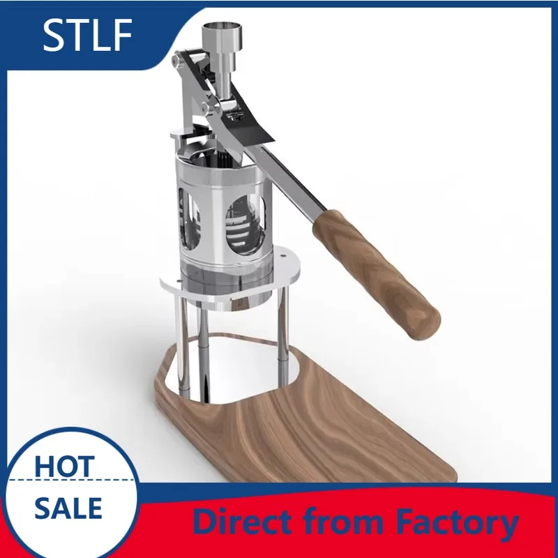 STLF Multifunctional 51mm Detachable Miniature Manual Stainless Steel Solar Espresso Machine Portable Hand Flush Outdoor