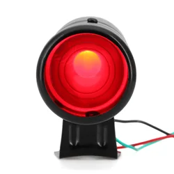 Universal Black Adjustable Digital Tachometer RPM Shift Light Red LED 1000~11000 RPM  Tachometer Gauge Warning Shift Light