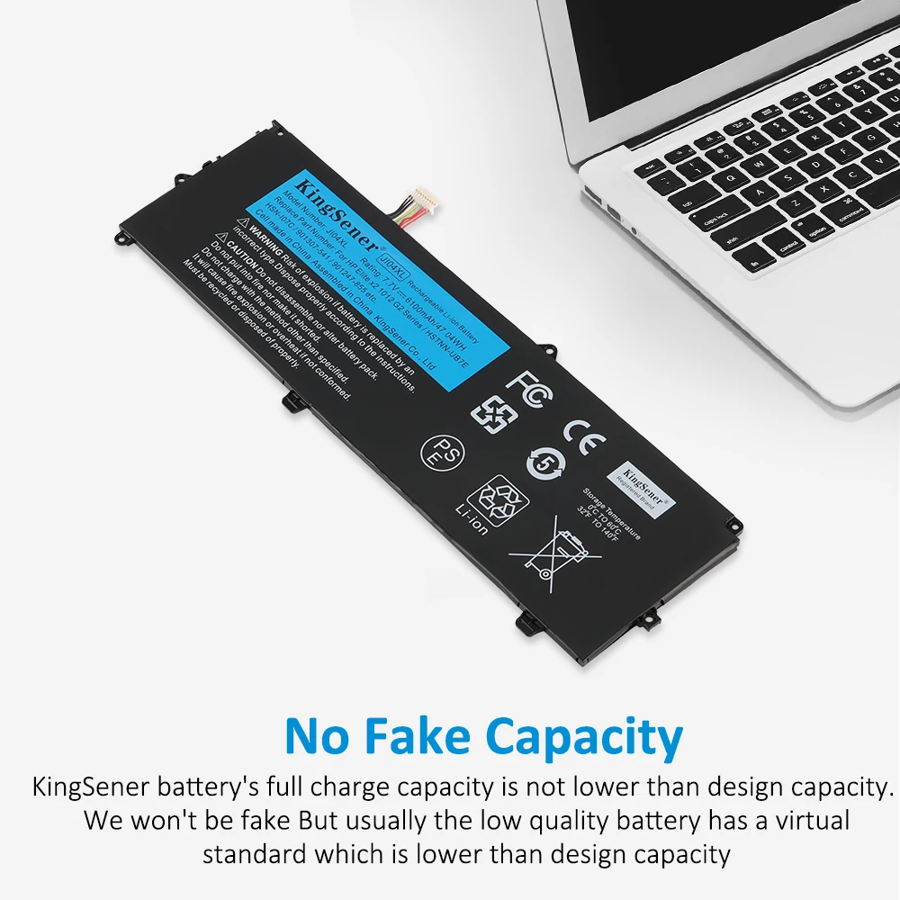 KingSener JI04XL 901247-855 901307-541 HSTNN-I07C HSTNN-UB7E J104XL Laptop Battery For HP Elite X2 1012 G2-1LV76EA 7.7V 6110mAh