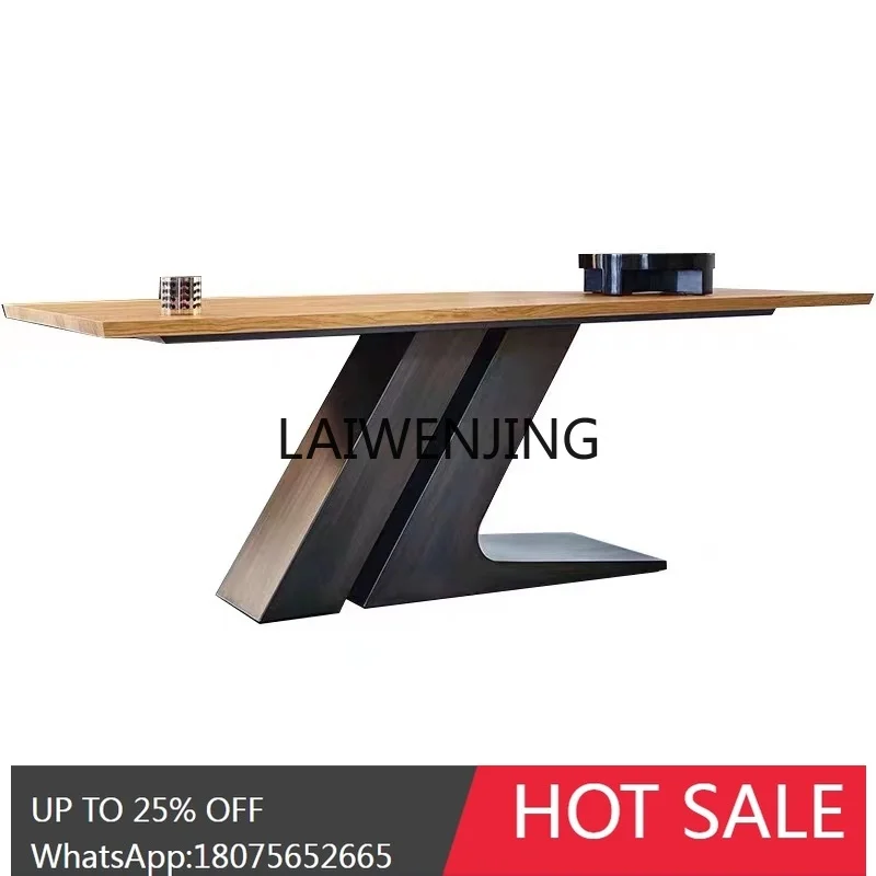 Nordic solid wood dining table personalized modern desk