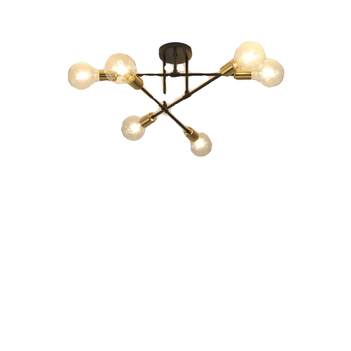 Living Room Bedroom Ceiling Lamp Simple Modern Nordic Creative Magic Bean Molecule Light Luxury Lamp Study Chandelier
