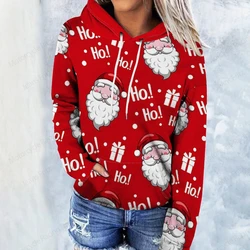 Homens e mulheres Papai Noel 3D Imprimir Camisola De Natal, Hoodies Moda, Casaco Floco De Neve, Camisola De Natal, Casaco De Suor